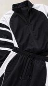 Retro Colorblock Tracksuit Set