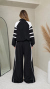 Retro Colorblock Tracksuit Set