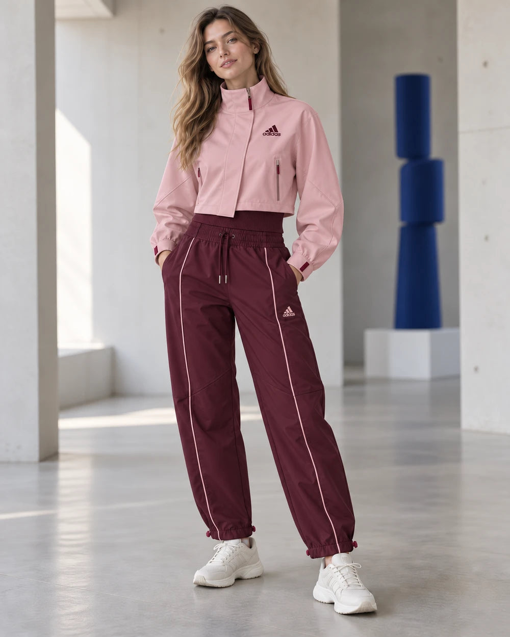 Athleisure Two Piece Suede Set