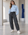 Athleisure Two Piece Suede Set