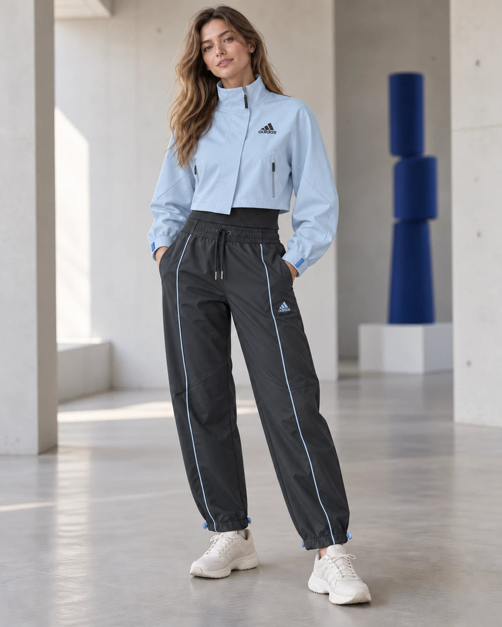 Athleisure Two Piece Suede Set