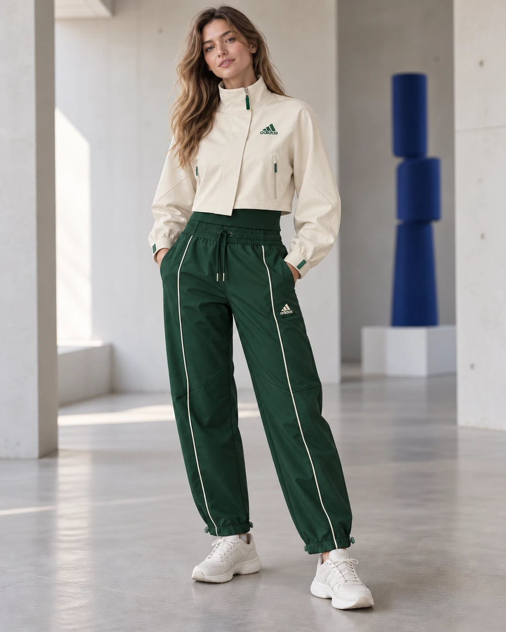 Athleisure Two Piece Suede Set