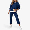 Fleece Fake Layer Loungewear Set
