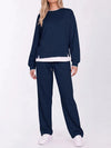 Fleece Fake Layer Loungewear Set