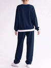 Fleece Fake Layer Loungewear Set
